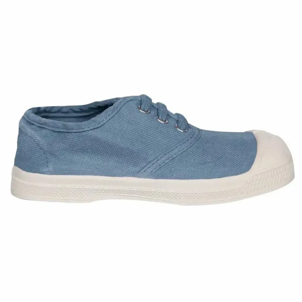 Tennis Lacets Vegan | Bleu jean