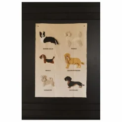Tenture murale Chiens | Sable
