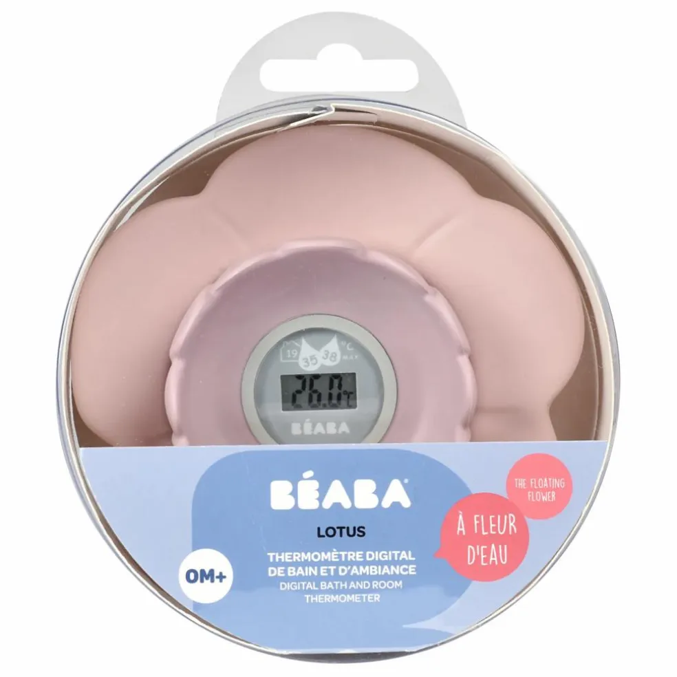 Thermomètre de bain Lotus | Rose
