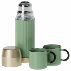 Thermos et ses tasses | Vert Menthe