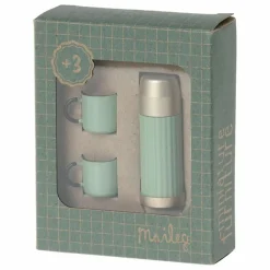 Thermos et ses tasses | Vert Menthe