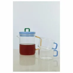 Théière en verre Brew | Bleu ciel