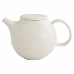 Théière Pebble en porcelaine - 500 ml | Blanc