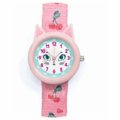 TICLOCK - Montre Chat | Rose