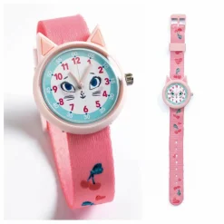 TICLOCK - Montre Chat | Rose