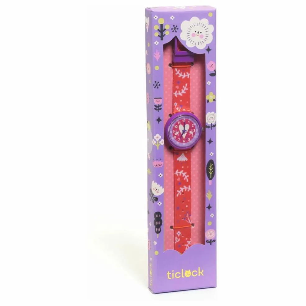 TICLOCK - Montre Coeur | Rouge