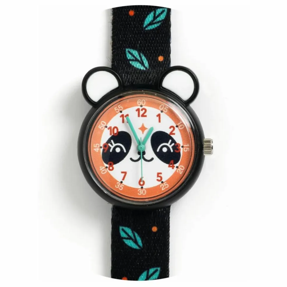 TICLOCK - Montre Panda | Noir