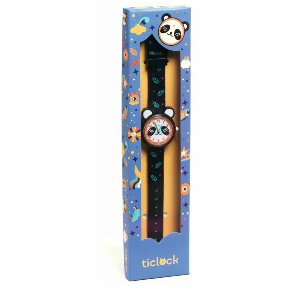 TICLOCK - Montre Panda | Noir