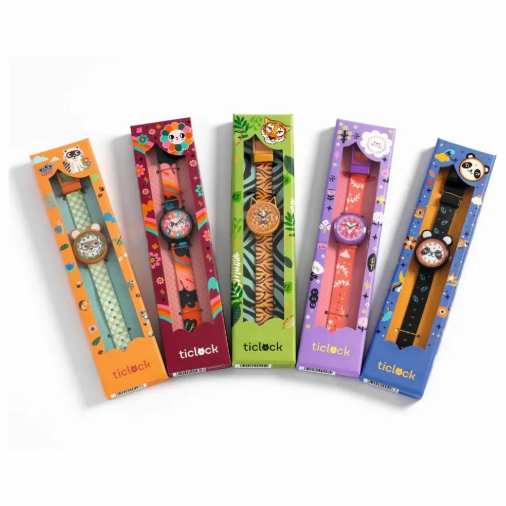 TICLOCK - Montre Panda | Noir
