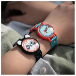 TICLOCK - Montre Super-héros | Bleu canard