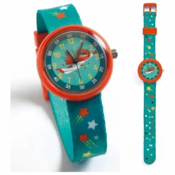 TICLOCK - Montre Super-héros | Bleu canard