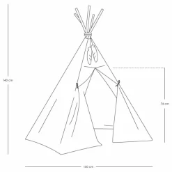 Tipi Nevada | Rouge