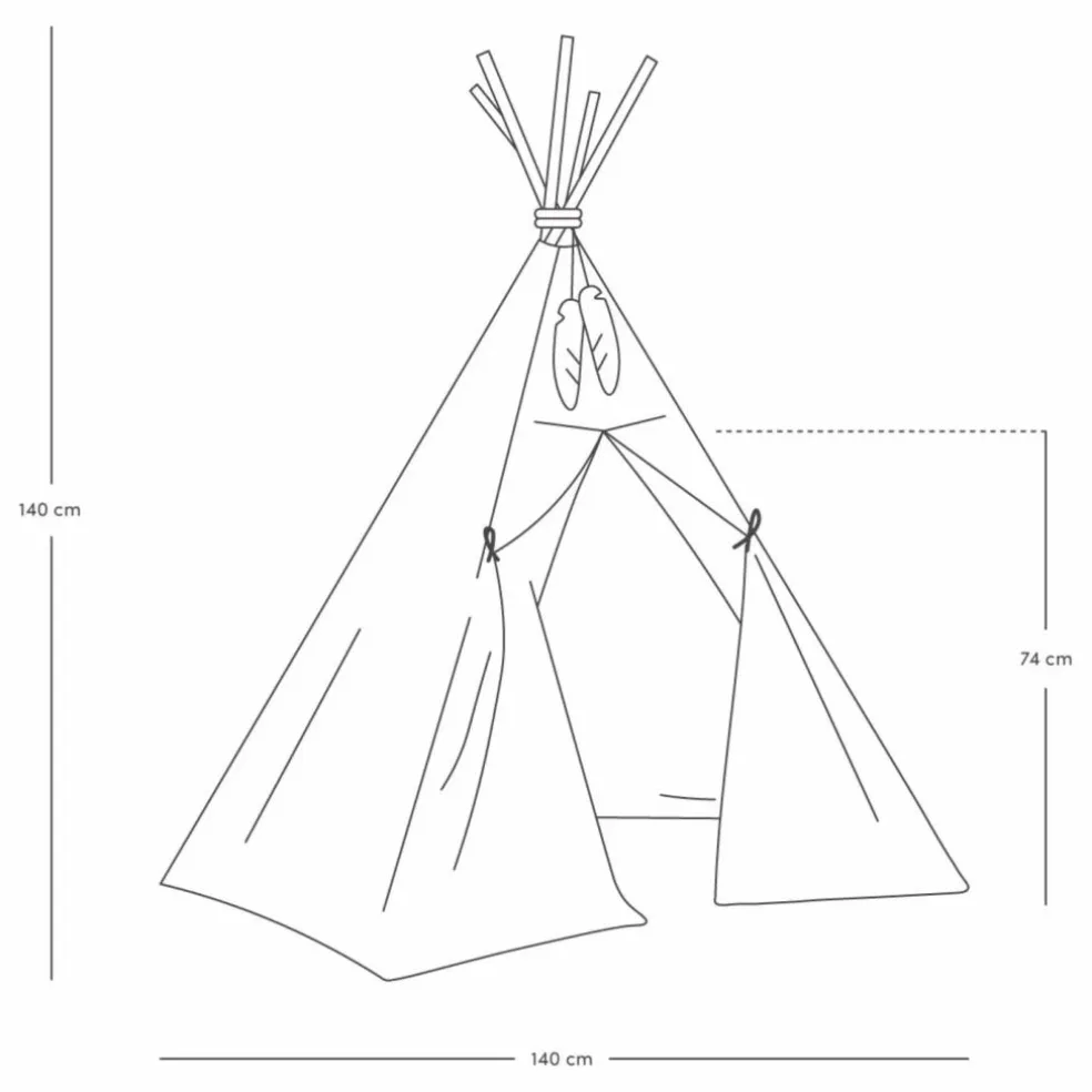 Tipi Nevada | Rouge
