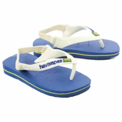 Tongs Baby Brasil Logo | Bleu