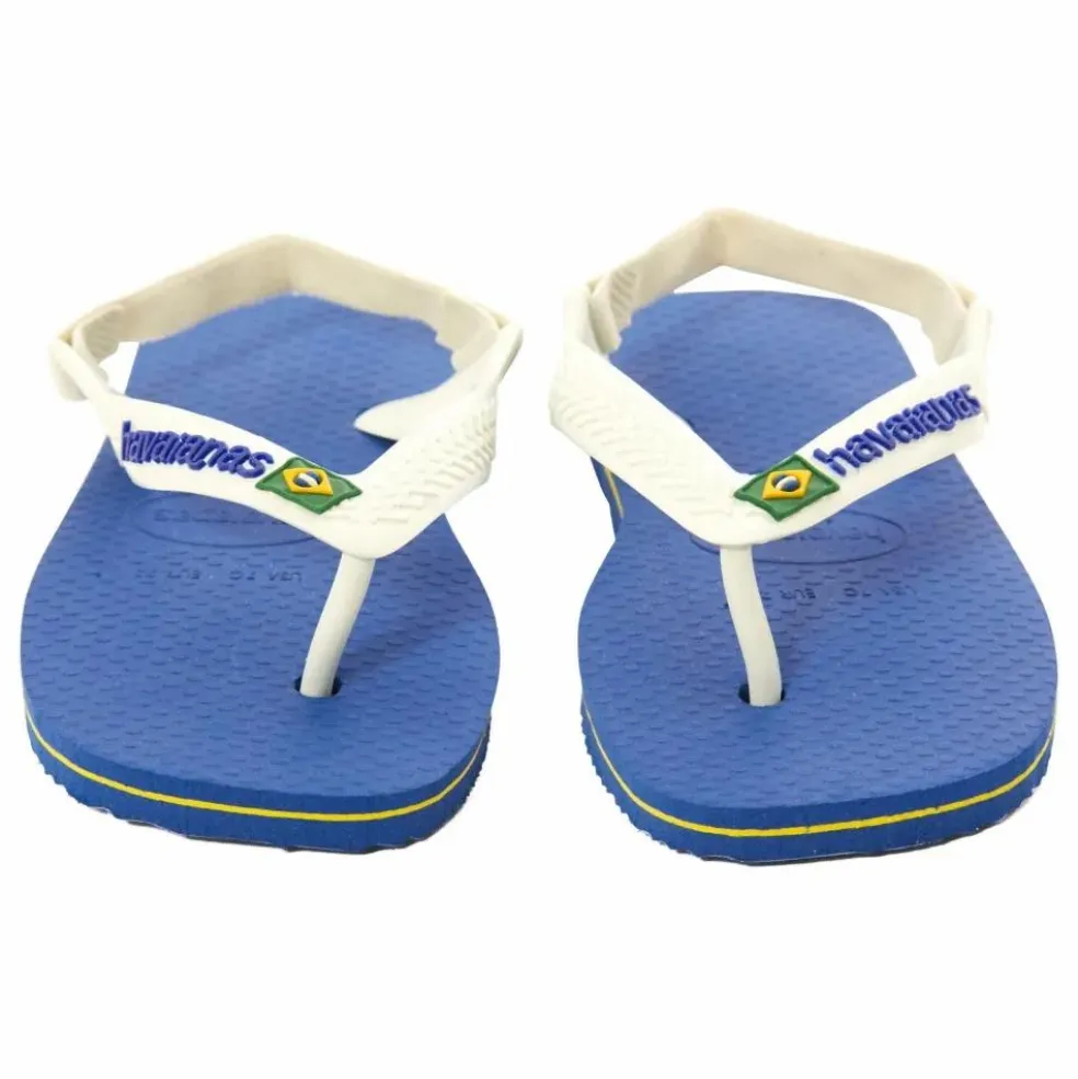 Tongs Baby Brasil Logo | Bleu