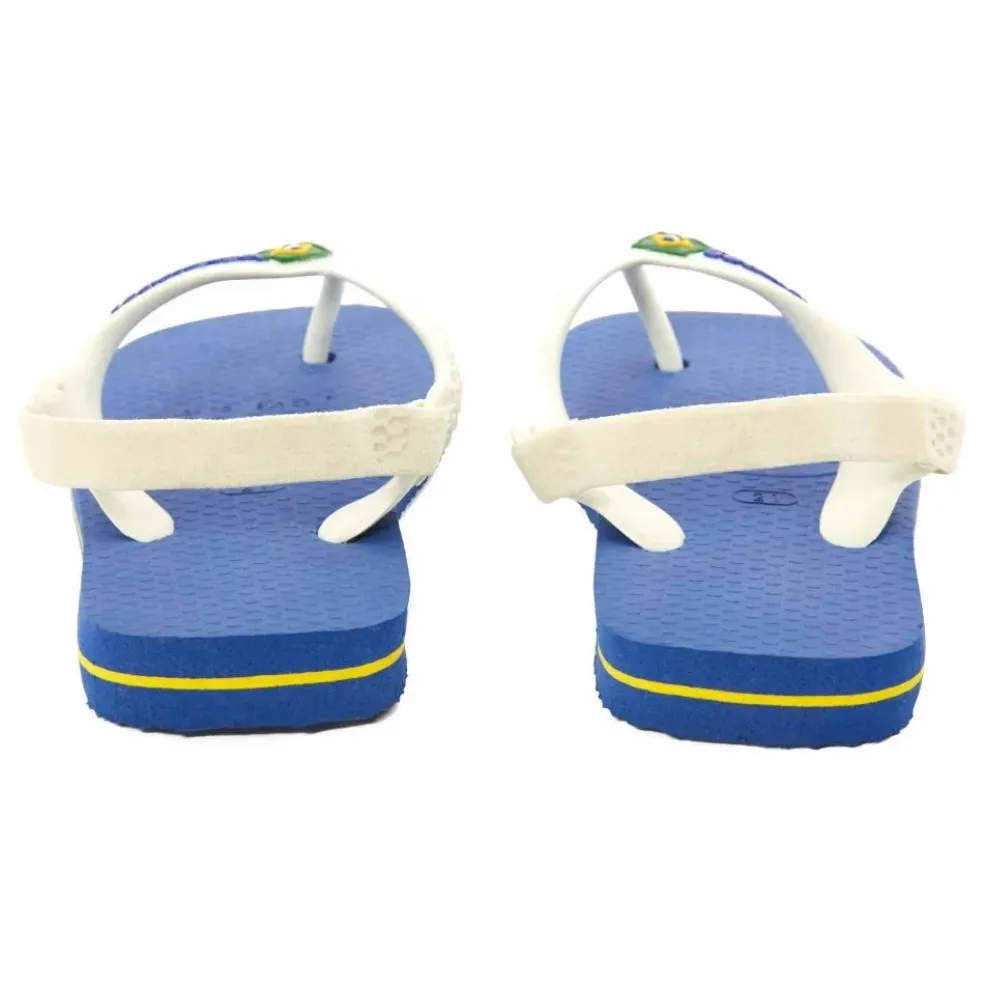 Tongs Baby Brasil Logo | Bleu