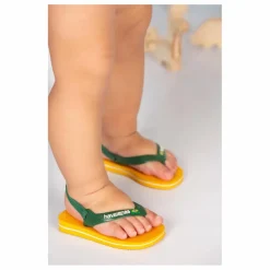Tongs Baby Brasil Logo | Jaune