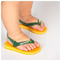 Tongs Baby Brasil Logo | Jaune