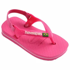 Tongs Baby Brasil Logo | Rose