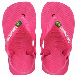 Tongs Baby Brasil Logo | Rose