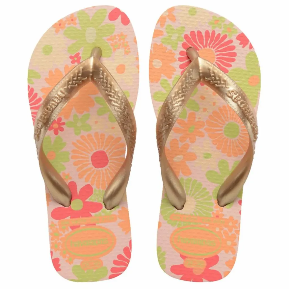 Tongs Bébé Flores | Rose bonbon