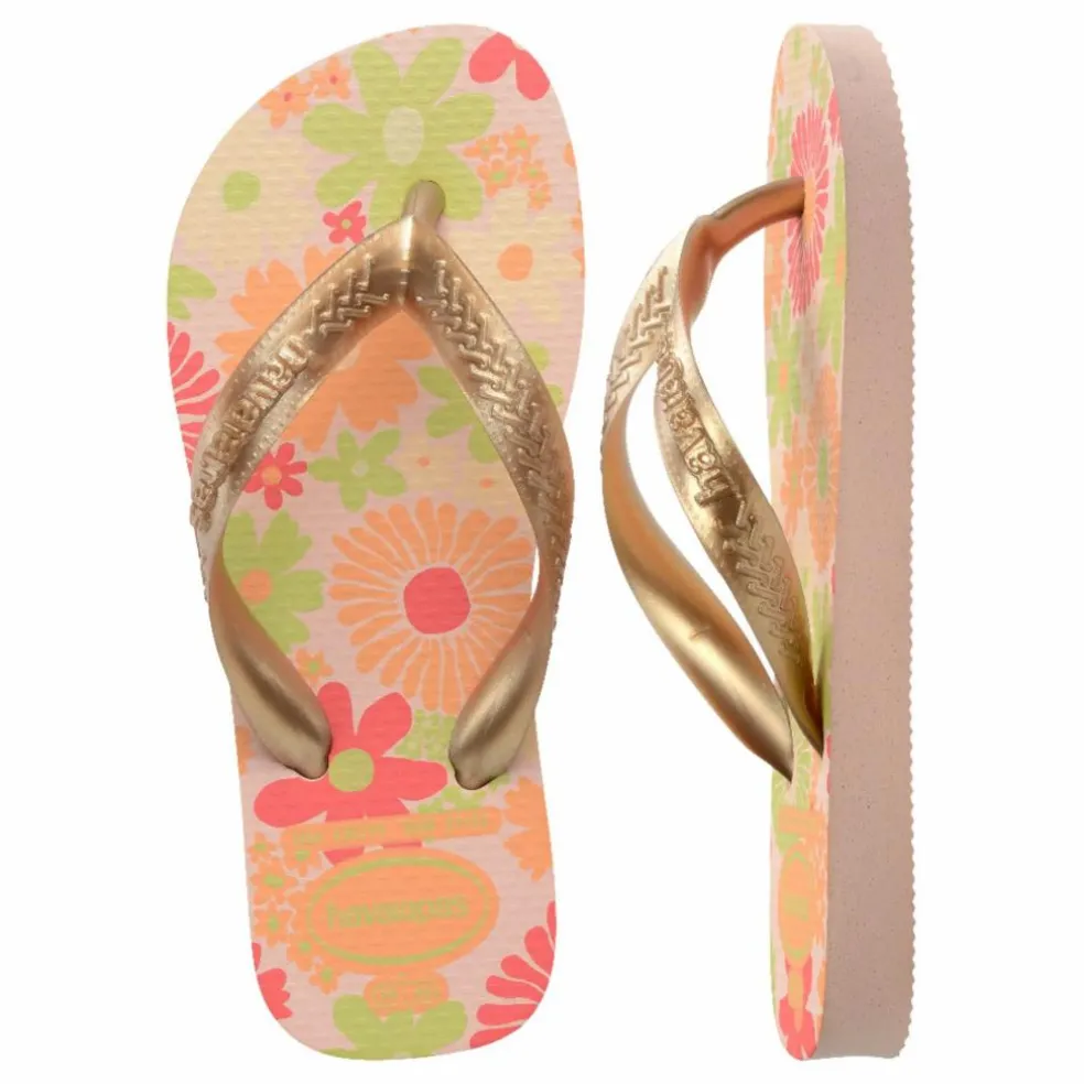 Tongs Bébé Flores | Rose bonbon
