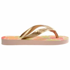 Tongs Bébé Flores | Rose bonbon
