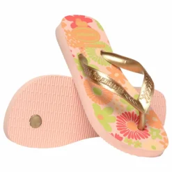 Tongs Bébé Flores | Rose bonbon