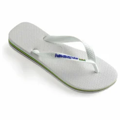 Tongs Brasil Logo | Blanc