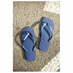 Tongs Brasil Logo | Bleu marine