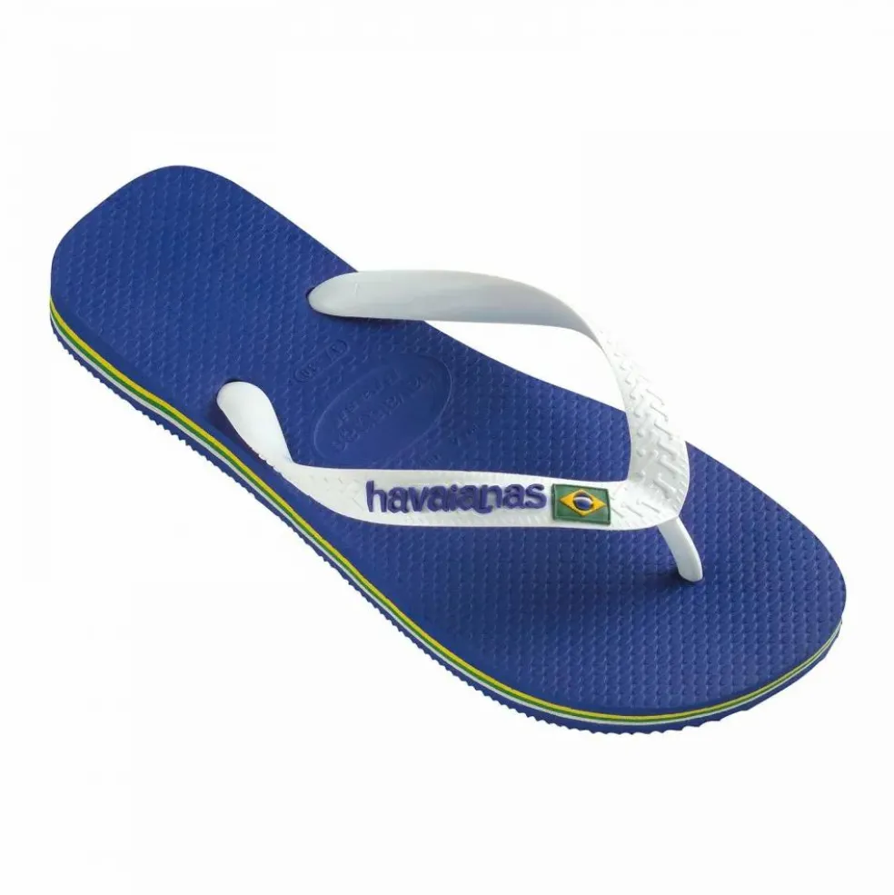 Tongs Brasil Logo | Bleu marine
