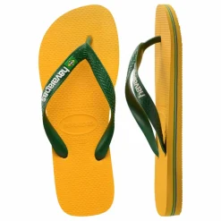 Tongs Brasil Logo | Jaune