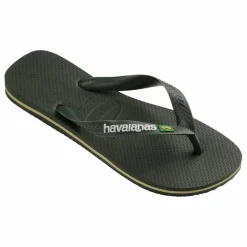 Tongs Brasil Logo | Vert olive