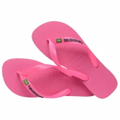 Tongs Brasil Logo Néon | Rose