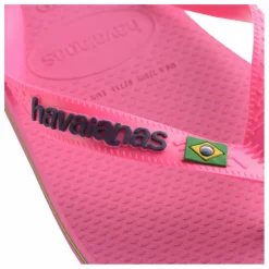 Tongs Brasil Logo Néon | Rose