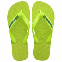 Tongs Brasil Logo Néon | Vert