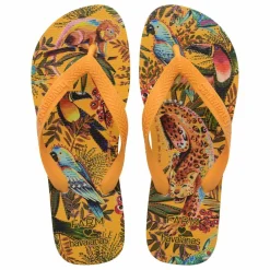 Tongs Farm Selva x Farm Rio | Jaune moutarde