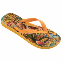 Tongs Farm Selva x Farm Rio | Jaune moutarde