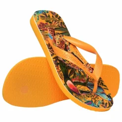 Tongs Farm Selva x Farm Rio | Jaune moutarde
