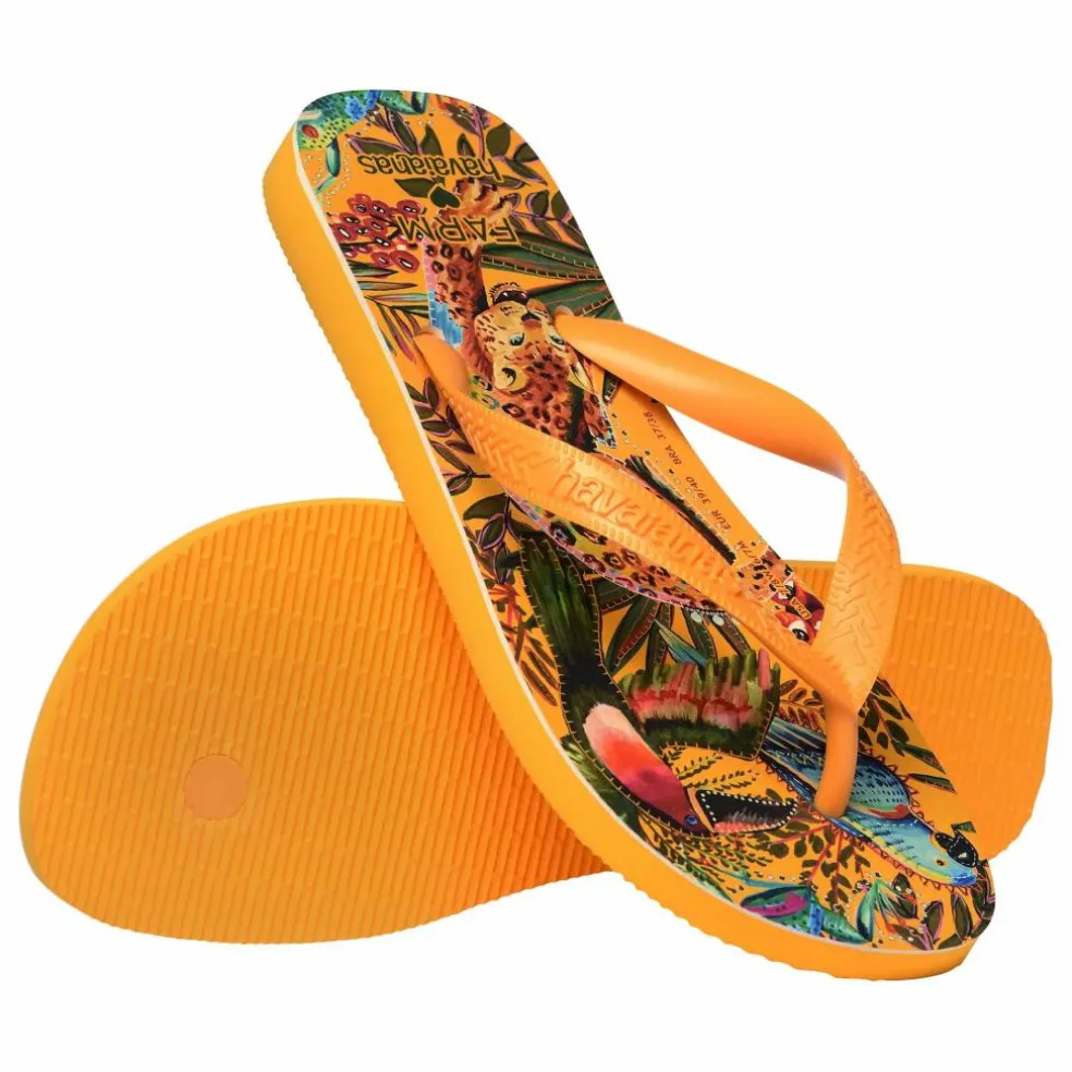 Tongs Farm Selva x Farm Rio | Jaune moutarde