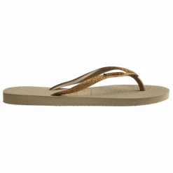 Tongs Slim Glitter | Or
