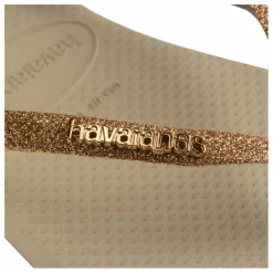 Tongs Slim Glitter | Or