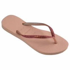 Tongs Slim Glitter | Rose
