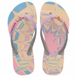 Tongs Slim Glitter Trendy | Rose