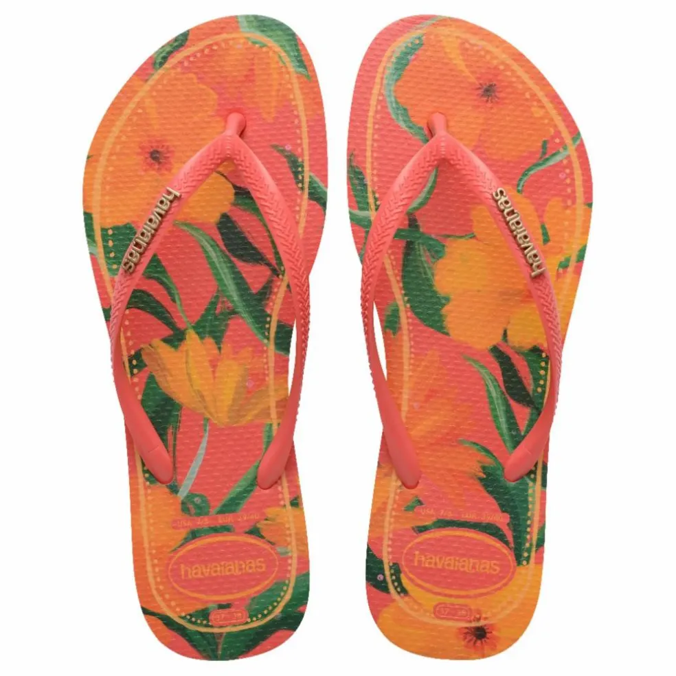 Tongs Slim Tropical | Corail