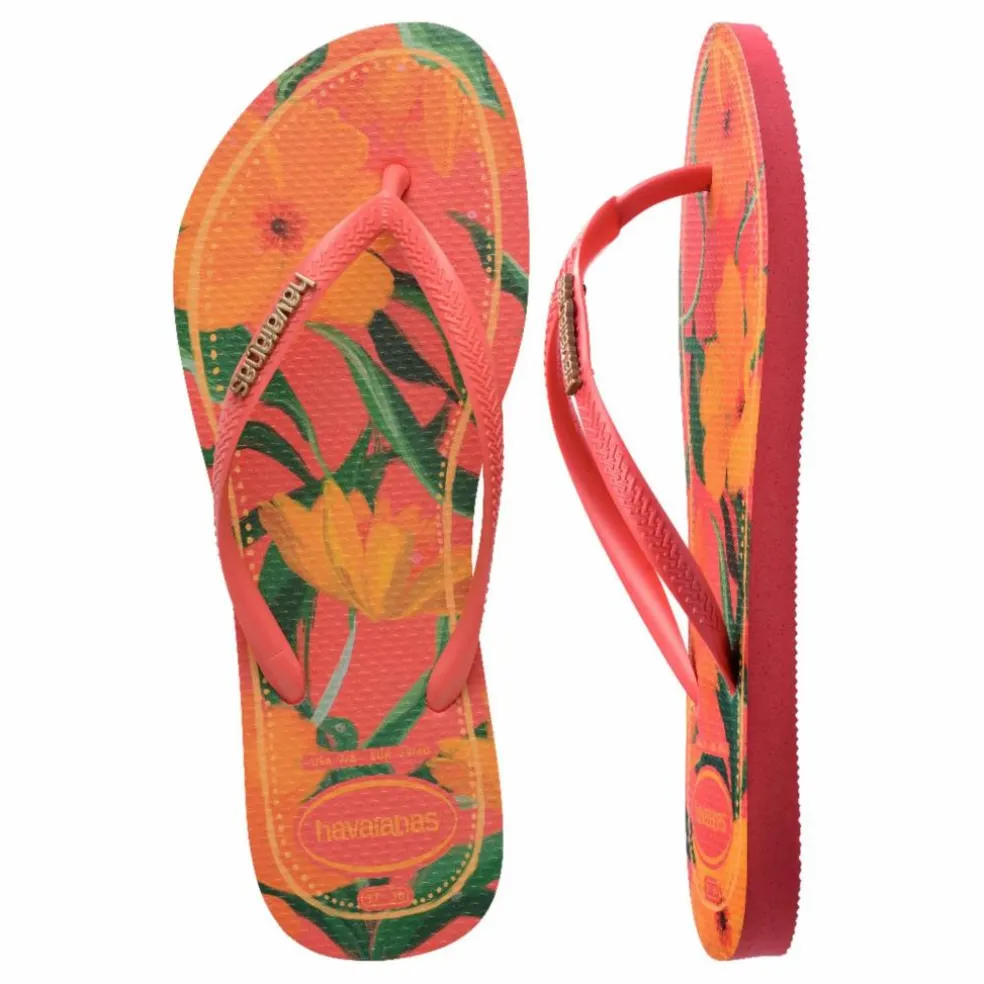 Tongs Slim Tropical | Corail