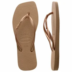 Tongs Square Logo Metallic | Rose