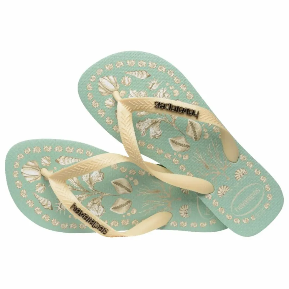 Tongs Top Tropicalia Vibes x Farm Rio | Vert Menthe
