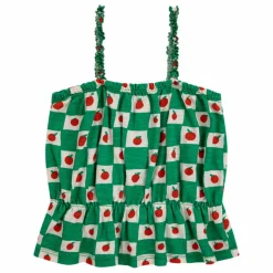 Top à Bretelles Coton Bio Tomates | Vert
