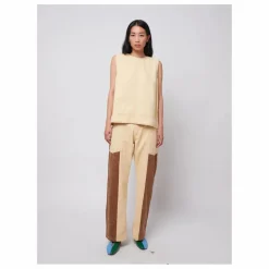 Top A Day At The Beach Coton Bio - Collection Femme | Jaune pâle